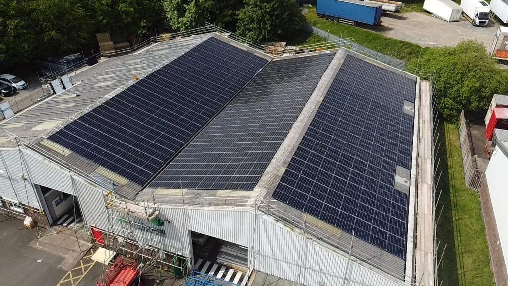 Roof Mounted Solar Panels Installation